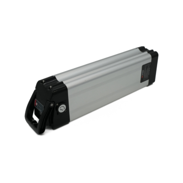 Trekvartsvinkel af Phylion XH370-12J Silverfish 37V 12Ah Compatible stående.