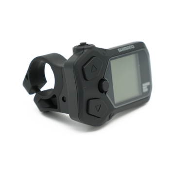 Trekvartsvinkel af Shimano Steps SC-EN500.
