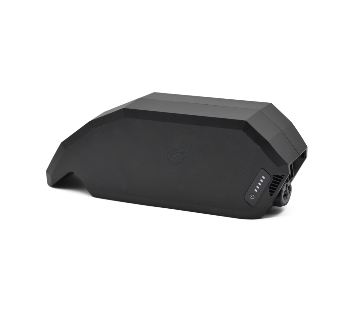 Sidevisning af Bosch Powerpack 700 Active/Performance stel E-Bike Vision cykelbatteri.