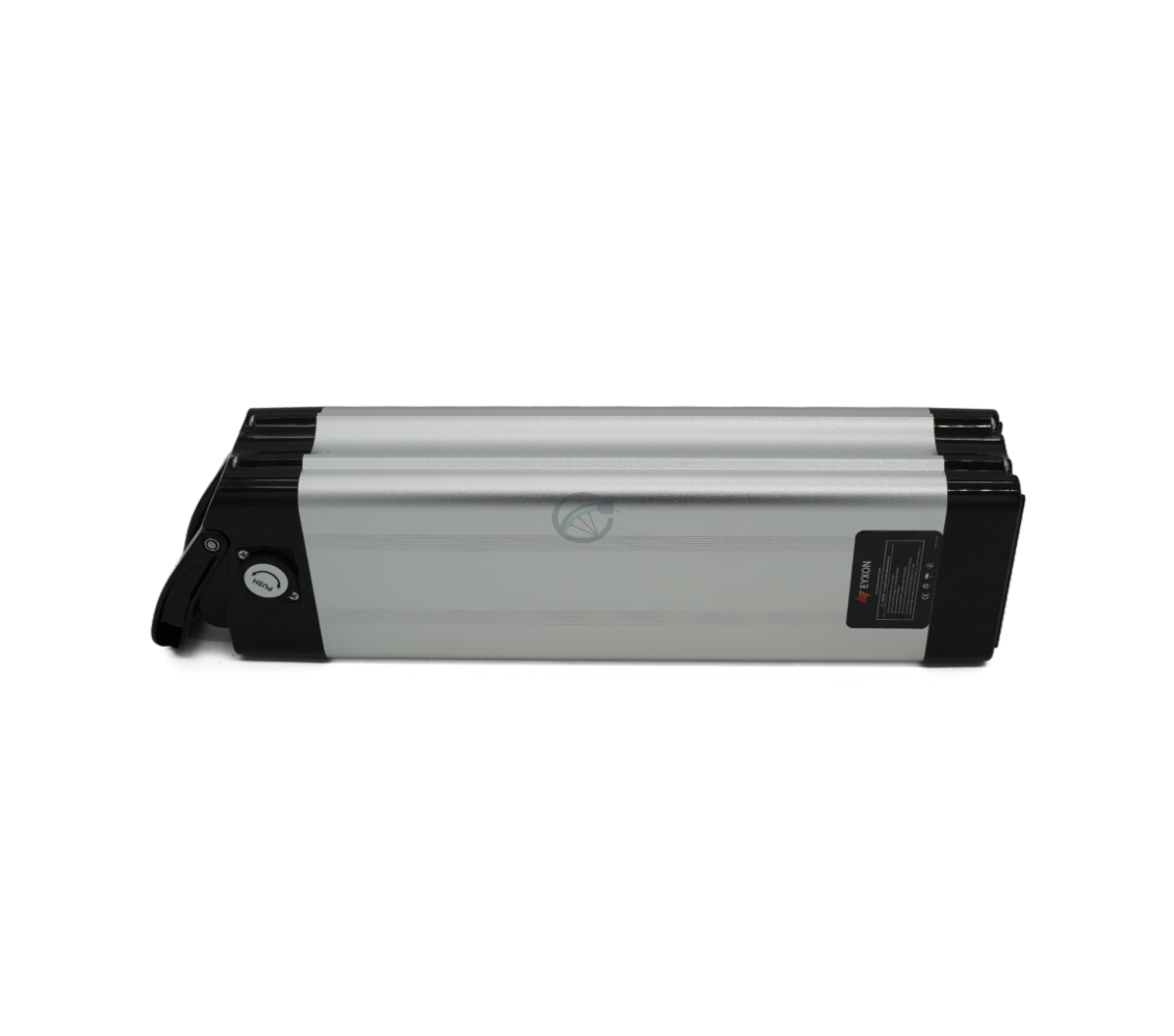 Sidevisning af Phylion XH370-12J Silverfish 37V 12Ah Compatible stående.