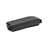Klart billede af Bosch Powerpack 360 Performance/Active bagagebærer E-Bike Vision cykelbatteri. Billedet er taget fra en trekvart vinkel.
