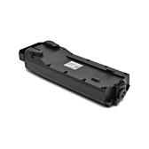 Tredjedels visning af undersiden af Bosch Powerpack 360 Performance/Active bagagebærer E-Bike Vision cykelbatteri. Etiketten på undersiden af batteriet er synlig.