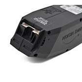 Nærbillede af bagsiden af Bosch Powerpack 360 Performance/Active stel E-Bike Vision cykelbatteri.