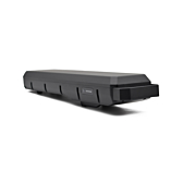 Tredjedels visning fra en lavere vinkel af Bosch Powerpack 540 Performance/Active Bagagebærer E-Bike Vision cykelbatteri.