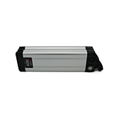 Sidevisning af Phylion XH370-12J Silverfish 37V 12Ah Compatible, hvor toppen også er synlig.